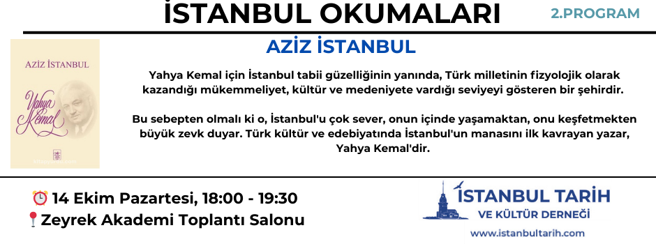 İstanbul Okumaları 2.Program - Aziz İstanbul